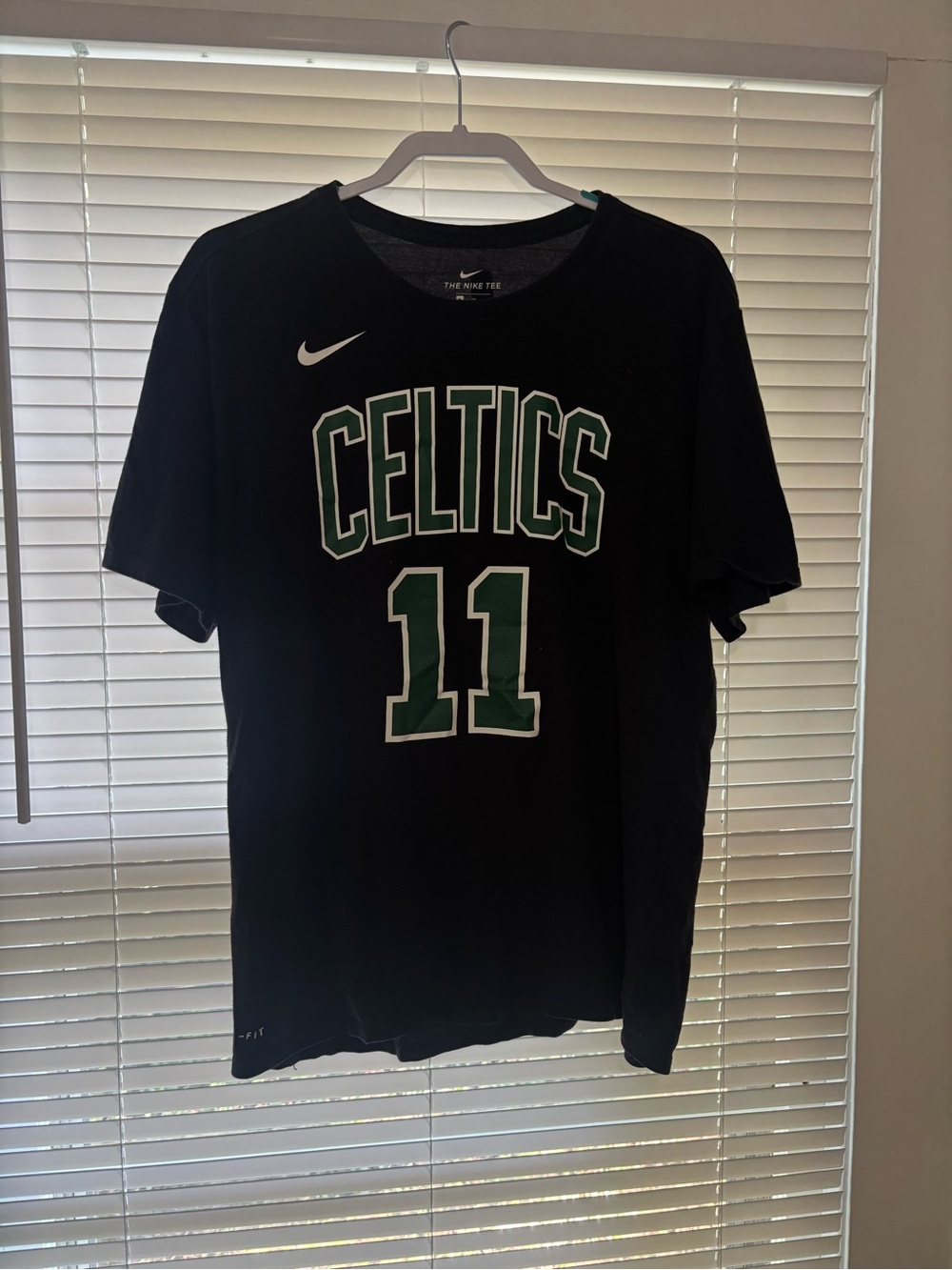 Nike Black Celtics #11 Short Sleeve Shirt